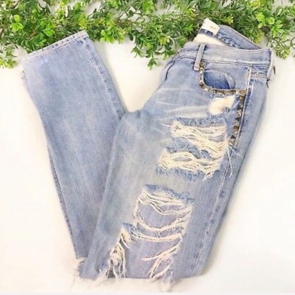 Abercrombie & Fitch Denim - Abercrombie &Fitch Distressed Jeans